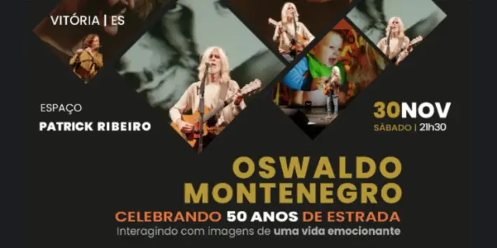 OSWALDO MONTENEGRO – Celebrando 50 Anos de Estrada