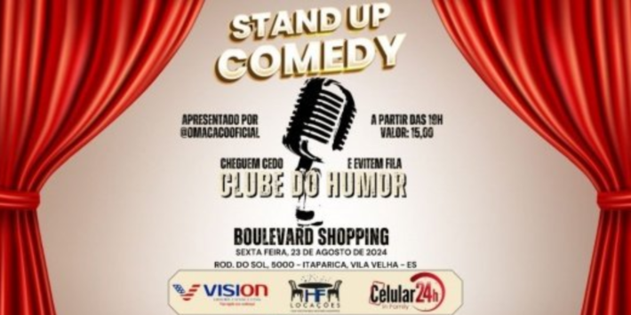 Clube do humor no Boulevard Shopping