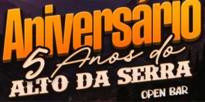 ALTO DA SERRA – 5 ANOS