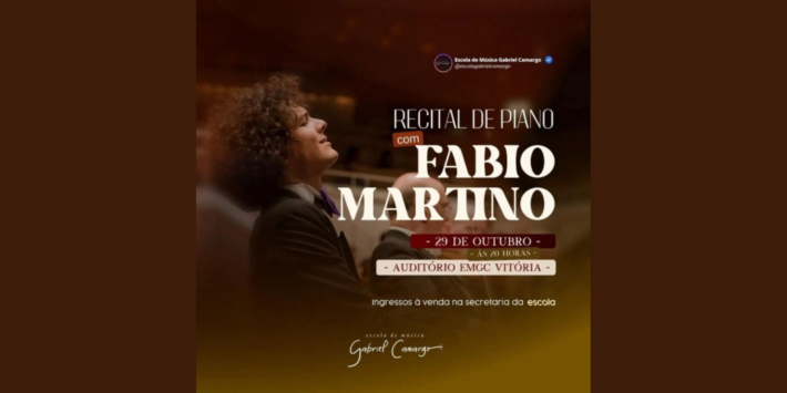 RECITAL DE PIANO COM FABIO MARTINO