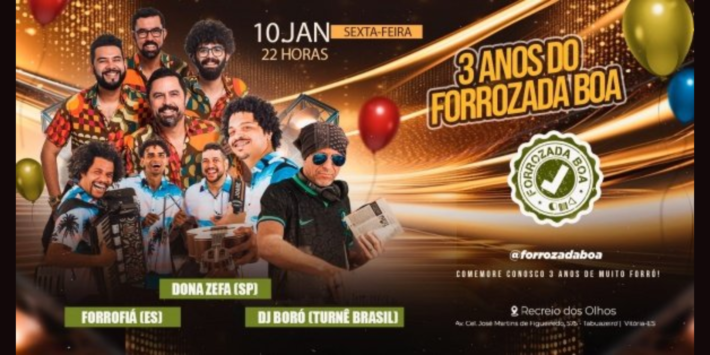 Forrozada Boa – Dona Zefa (SP)