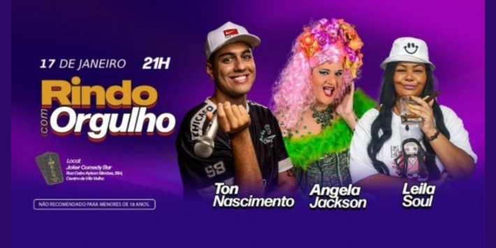 Rindo Com Orgulho – Sexta 17 de Janeiro