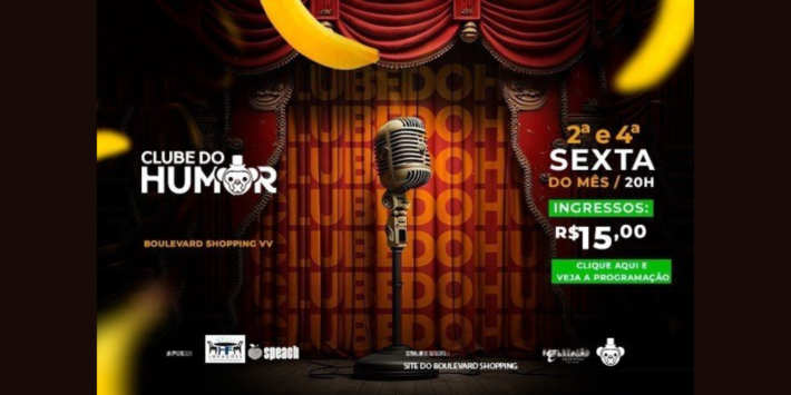 Clube do humor no Boulevard Shopping