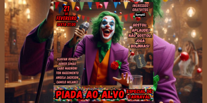 Piada Ao Alvo Especial de Carnaval