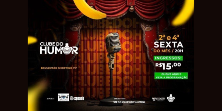 Clube do humor no Boulevard Shopping